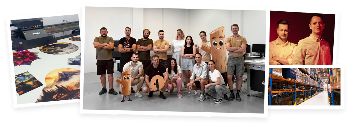 The DREVKO s. r. o. team at the production facility in Slovakia